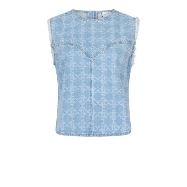 Dante 6 D6 laia monogram jeans top D6 Laia Monogram Jeans Top/Skywash Blue 4250 large