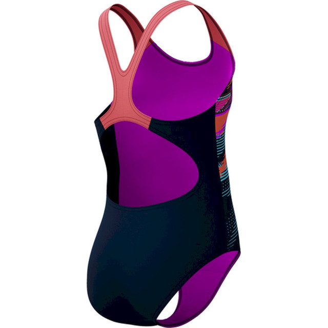 Speedo eco+ dig placem splashb blu/blu badpak sport meisjes 069128_202-140 large