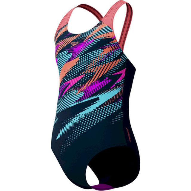 Speedo eco+ dig placem splashb blu/blu badpak sport meisjes 069128_202-140 large