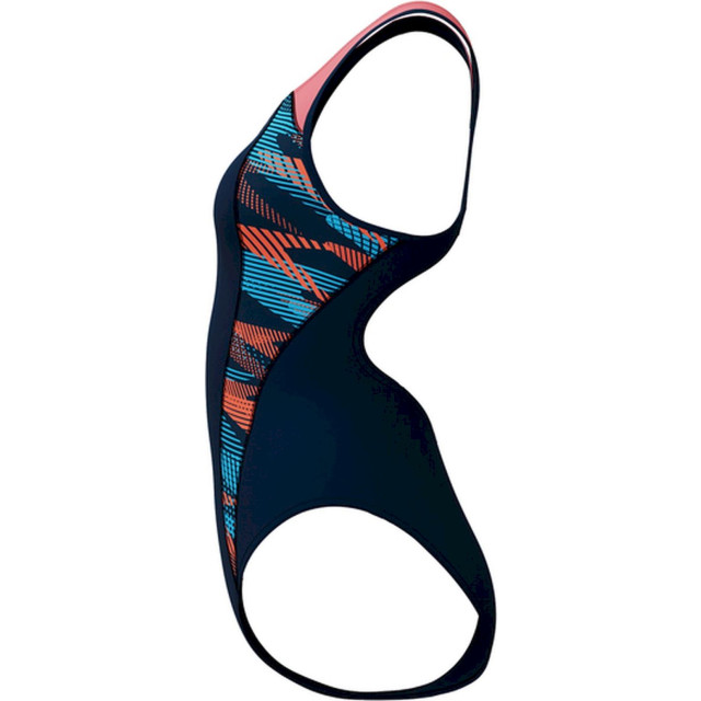 Speedo eco+ plastisol laneback nav/ora badpak sport dames 069130_472-40 large