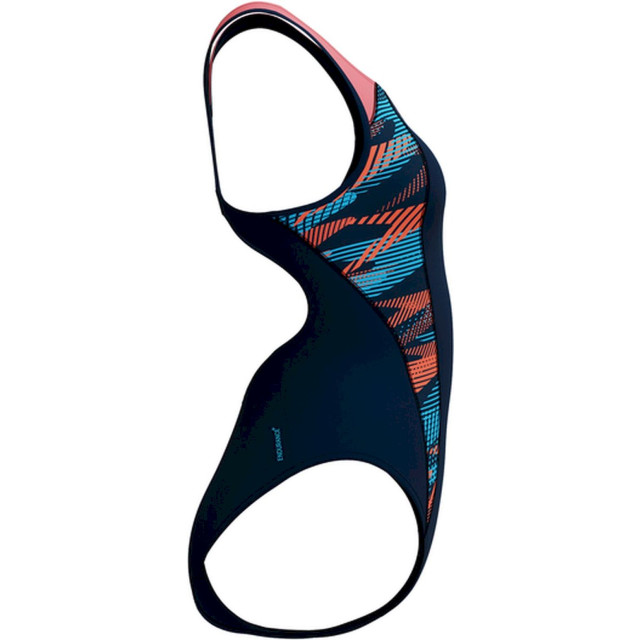 Speedo eco+ plastisol laneback nav/ora badpak sport dames 069130_472-40 large