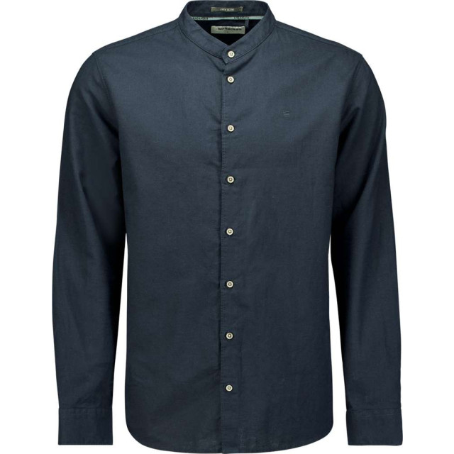 No Excess Shirt granddad solid with linen night 27470218SN-078 large