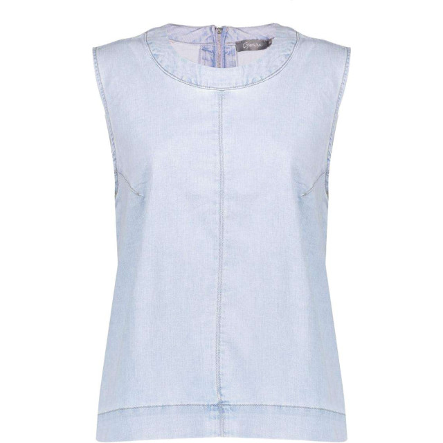 Geisha Top bleached denim 53002-10-000830 large