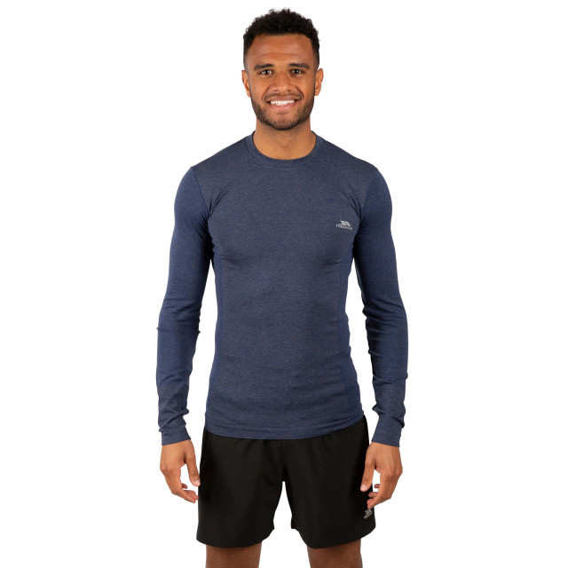 Trespass Heren timo lange mouwen sport shirt UTTP3573_navymarl large