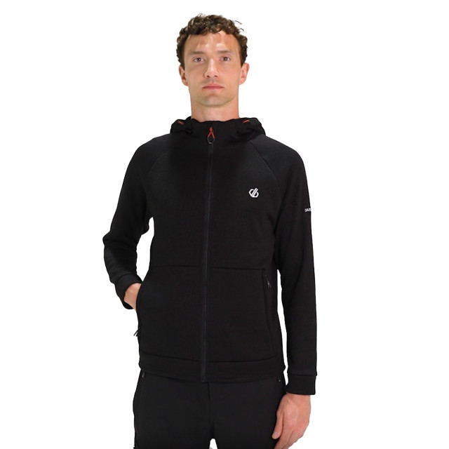 Dare2b Heren shielding fleece hooded jacket UTRG9914_black large Dare2b Heren shielding fleece hooded jacket UTRG9914_black large
