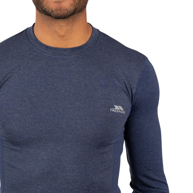Trespass Heren timo lange mouwen sport shirt UTTP3573_navymarl large