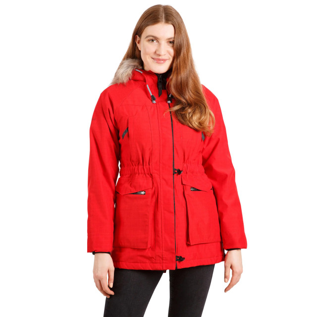 Trespass Vrouwen/dames bijschrift waterdicht parka UTTP5228_red large Trespass Vrouwen/dames bijschrift waterdicht parka UTTP5228_red large