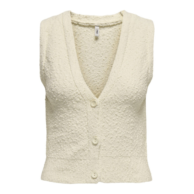 Only Onlalvilda sl waistcoat cc knt beige 4259.05.0005 large Only Onlalvilda sl waistcoat cc knt beige 4259.05.0005 large