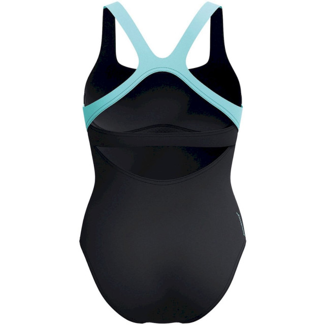 Speedo eco+m flex band bra swimsuit gre/grn badpak sport dames 069134_983-42 large