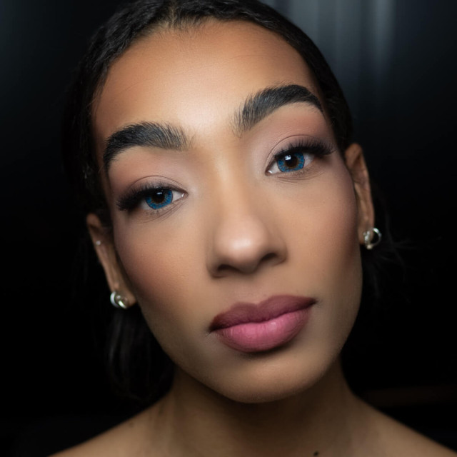 DEZZY'S Kleurlenzen | blisterpack | true sapphire blue ( jaarlenzen) 1983 large