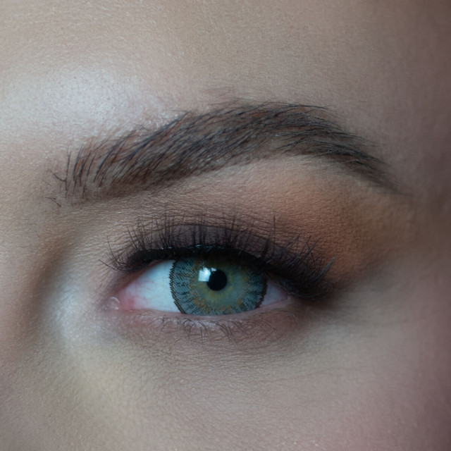 DEZZY'S Kleurlenzen | blisterpack | 3 tone gray gray ( jaarlenzen) 1739 large