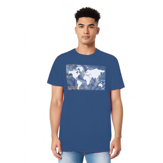 Trespass Heren chera bedrukt t-shirt UTTP6289_indigo large