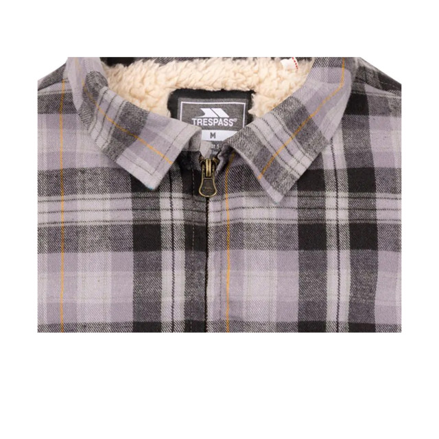 Trespass Heren danehill sherpa gevoerd overhemd UTTP6592_stormgrey large