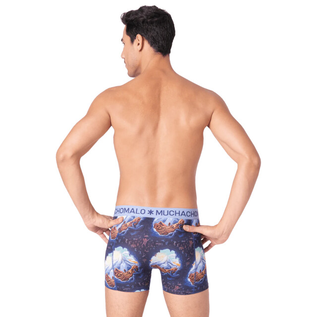 Muchachomalo Heren 3-pack boxershorts deep sea mountaintops DEEPSEAMOUNTAINTOPS1010-07 large
