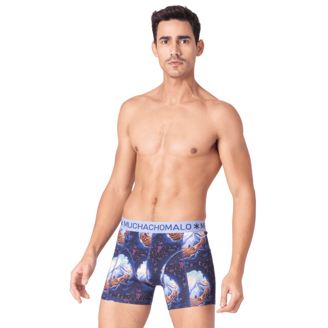 Muchachomalo Heren 3-pack boxershorts deep sea mountaintops DEEPSEAMOUNTAINTOPS1010-07 large