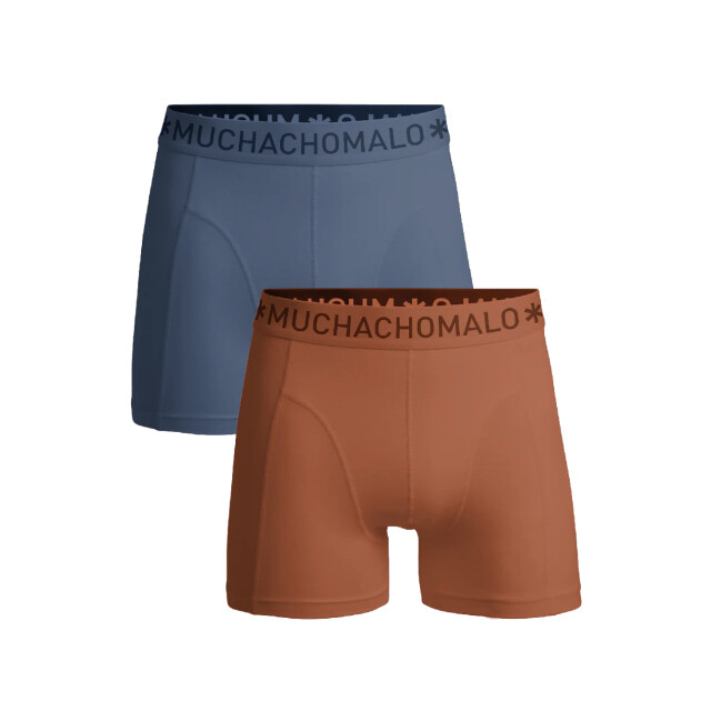 Muchachomalo Heren 2-pack boxershorts SOLID1010-670 large Muchachomalo Heren 2-pack boxershorts SOLID1010-670 large