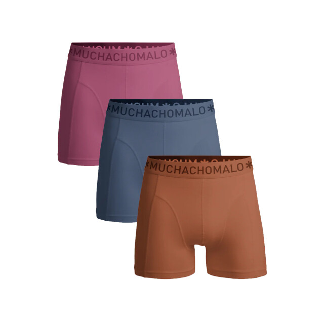 Muchachomalo Heren 3-pack boxershorts SOLID1010-674 large Muchachomalo Heren 3-pack boxershorts SOLID1010-674 large