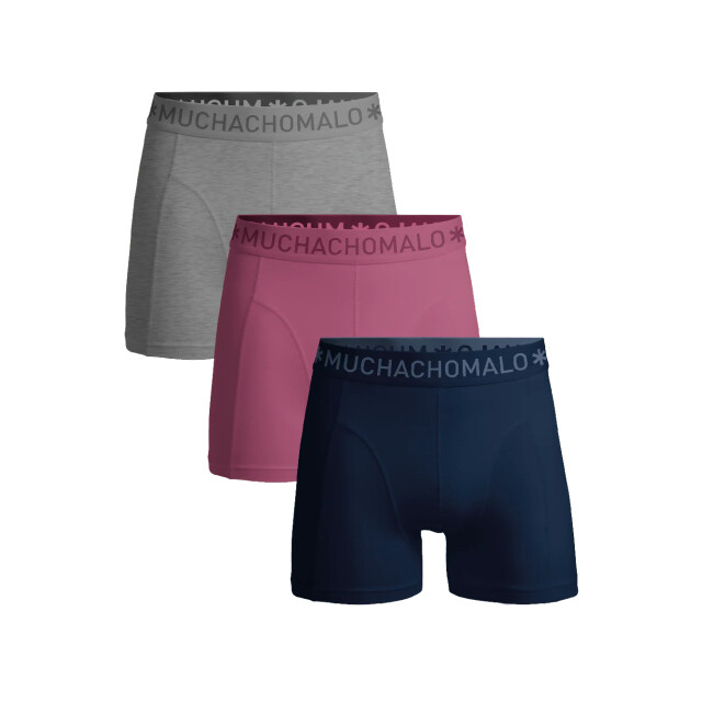 Muchachomalo Heren 3-pack boxershorts SOLID1010-675 large Muchachomalo Heren 3-pack boxershorts SOLID1010-675 large