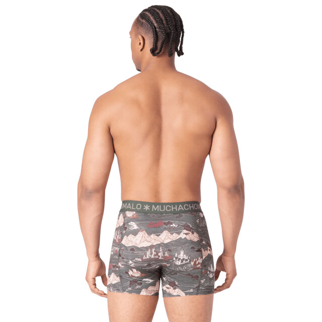 Muchachomalo Heren 3-pack boxershorts maze life MAZELIFE1010-07 large Muchachomalo Heren 3-pack boxershorts maze life MAZELIFE1010-07 large