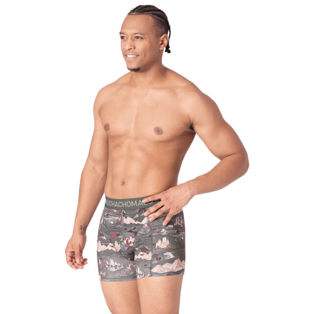 Muchachomalo Heren 3-pack boxershorts maze life MAZELIFE1010-07 large Muchachomalo Heren 3-pack boxershorts maze life MAZELIFE1010-07 large