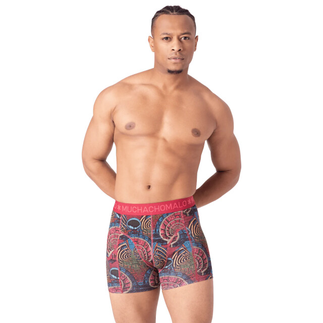 Muchachomalo Heren 3-pack boxershorts maze life MAZELIFE1010-07 large Muchachomalo Heren 3-pack boxershorts maze life MAZELIFE1010-07 large