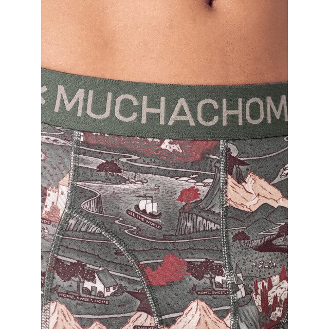 Muchachomalo Heren 3-pack boxershorts maze life MAZELIFE1010-07 large Muchachomalo Heren 3-pack boxershorts maze life MAZELIFE1010-07 large