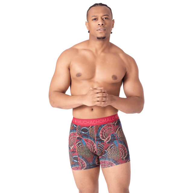 Muchachomalo Heren 3-pack boxershorts maze life MAZELIFE1010-07 large Muchachomalo Heren 3-pack boxershorts maze life MAZELIFE1010-07 large