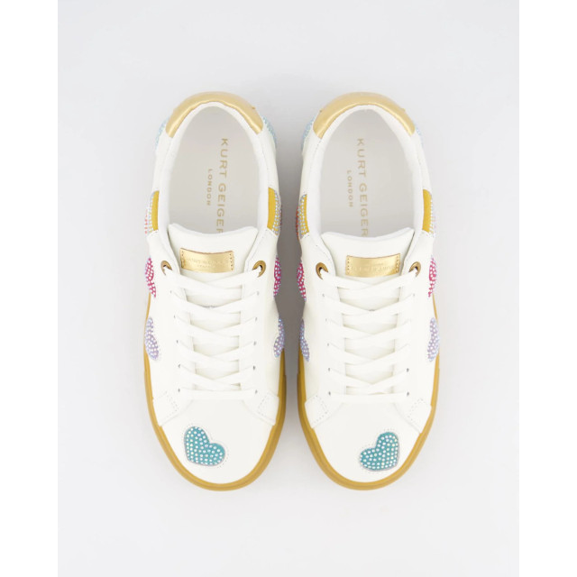 Kurt Geiger Dames lane love sneaker 2279815109-Wit large