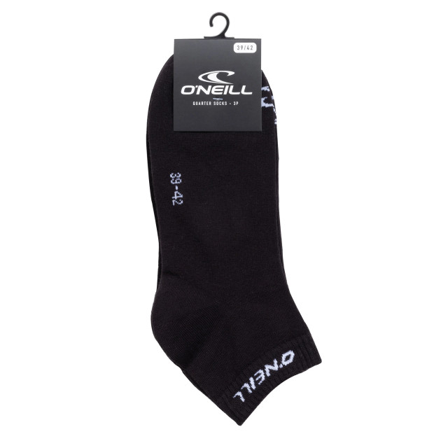 O'Neill Sneakersokken unisex quarter 3-pack 750003B large