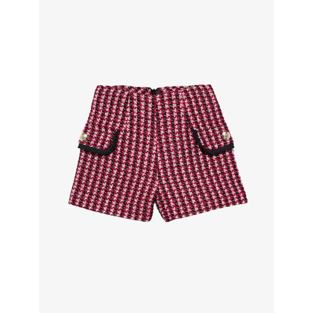 Abel & Lula Plaid tweed shorts 5-785-5 large