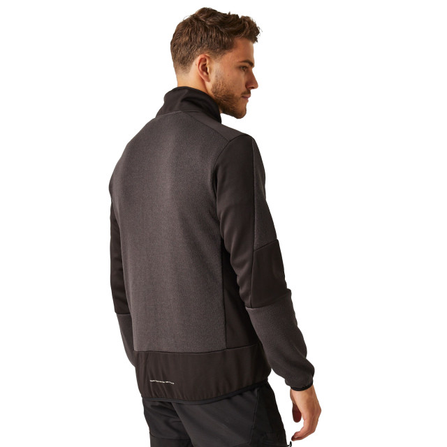 Regatta E-volve gebreide stretch midlayer voor volwassenen UTRG9997_ashblack large