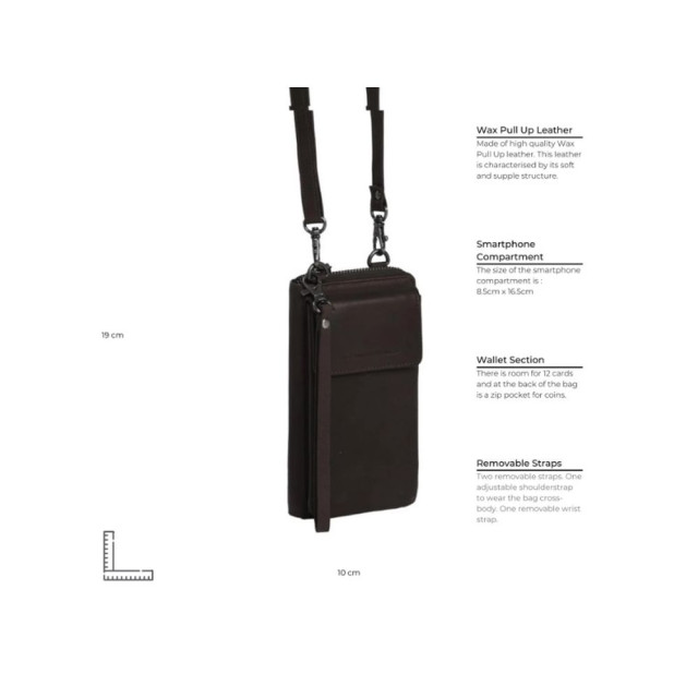 Chesterfield  C48.1171-telefoontasje malaga donker C48.1171-Telefoontasje Malaga large