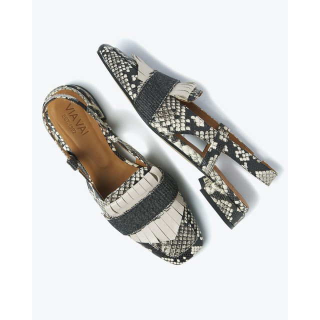 Via Vai VIA VAI Muiltjes 62205 Loafers Beige VIA VAI Muiltjes 62205 large