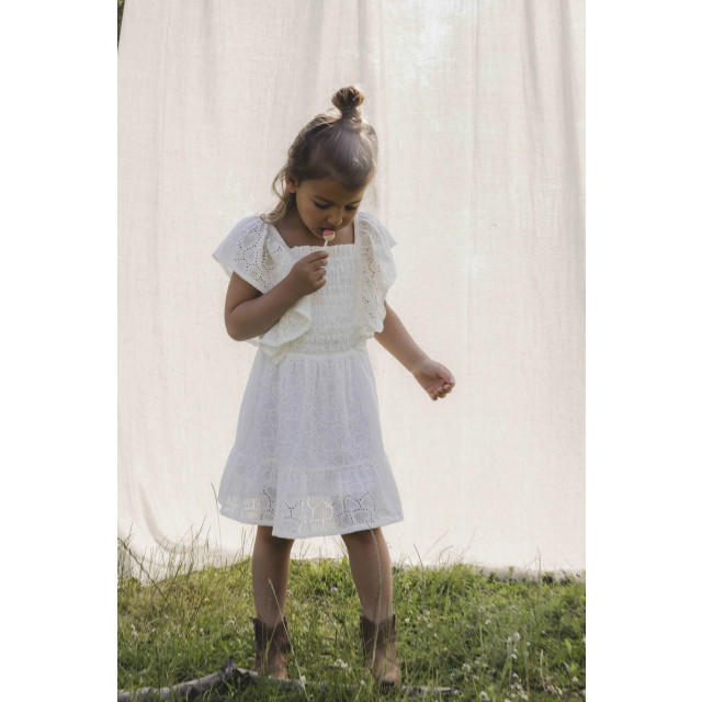 Looxs Revolution Zomerjurk broderie anglaise voor meisjes in de kleur 2512-7804-010 large