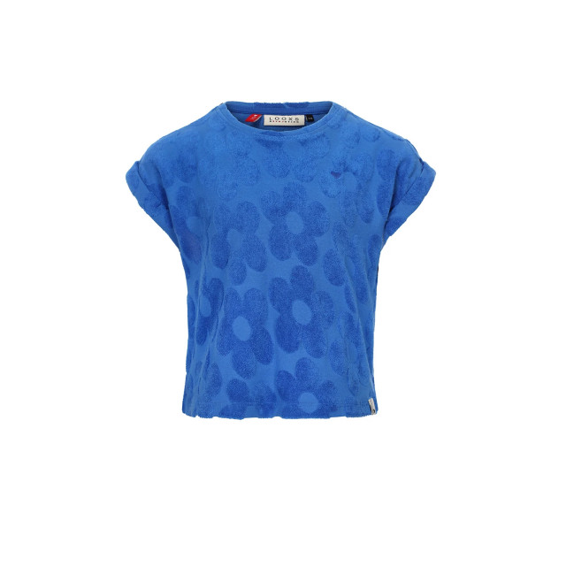 Looxs Revolution T-shirt badstof kobalt voor meisjes in de kleur 2512-7432-185 large