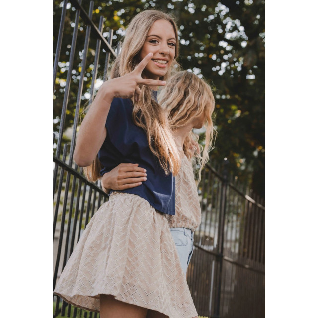 Looxs Revolution Skort biscuit voor meisjes in de kleur 2512-5738-066 large