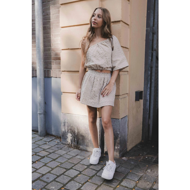 Looxs Revolution Skort biscuit voor meisjes in de kleur 2512-5738-066 large