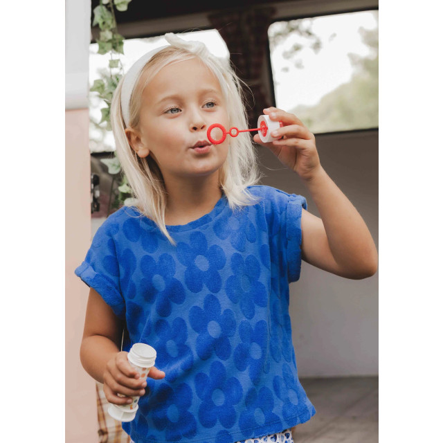 Looxs Revolution T-shirt badstof kobalt voor meisjes in de kleur 2512-7432-185 large