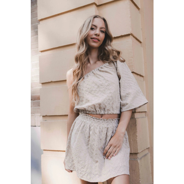 Looxs Revolution Skort biscuit voor meisjes in de kleur 2512-5738-066 large