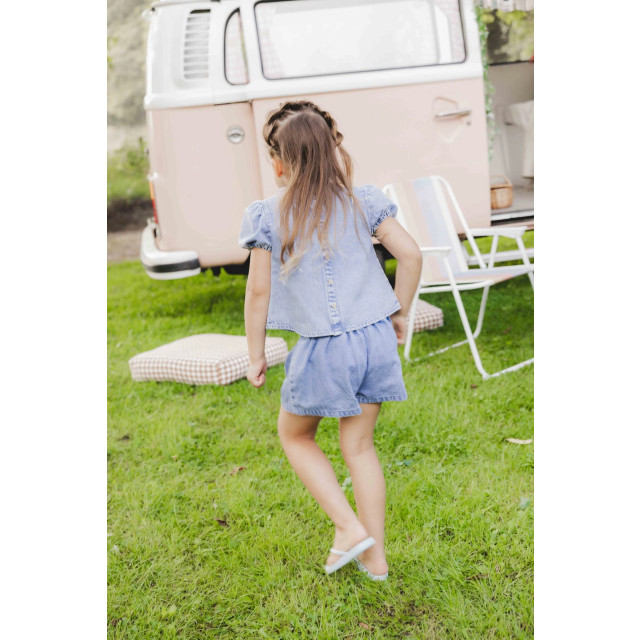 Looxs Revolution Washed denim short voor meisjes in de kleur 2512-7634-123 large