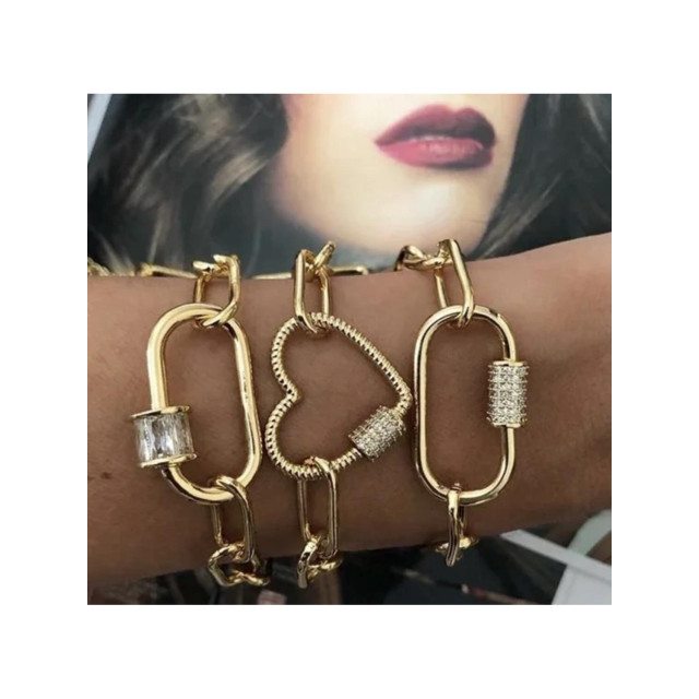 The Dezzy Factory Chainy bracelet onediamant 240018 large