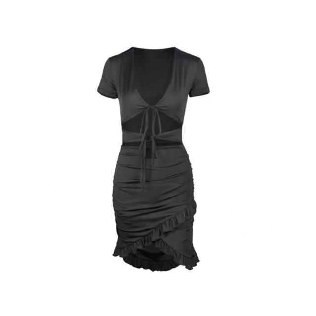 The Dezzy Factory Chloë dress | orange & black 2400026 large