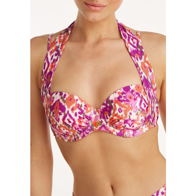 Ten Cate bikini top multiway padded wired bikini top dames multicolour-roze 068832_507-42C large