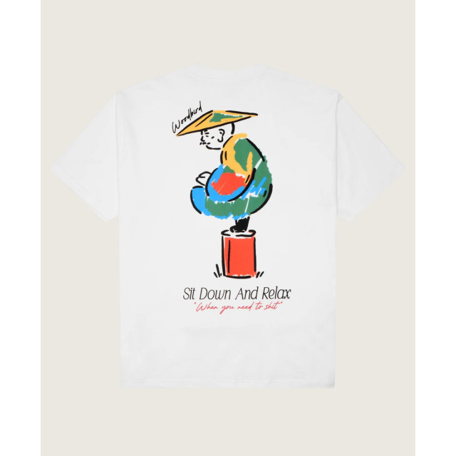 Woodbird Wbbaine pose tee 2516-412 off white 2516-412 large
