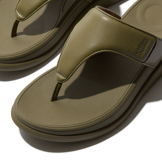 FitFlop F-mode go adjustable flatform toe-post sandals IW1 large