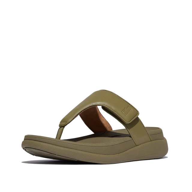 FitFlop F-mode go adjustable flatform toe-post sandals IW1 large