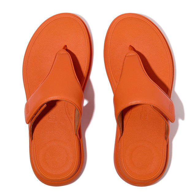 FitFlop F-mode go adjustable flatform toe-post sandals IW1 large