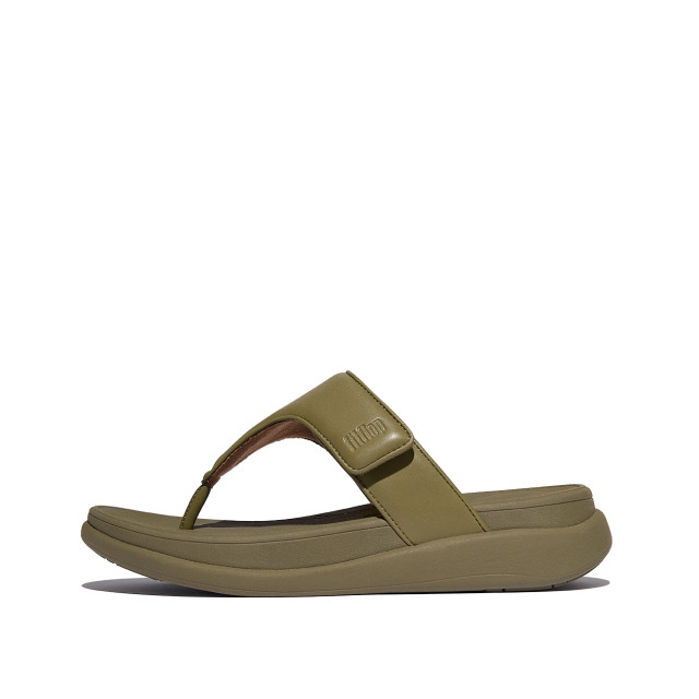 FitFlop F-mode go adjustable flatform toe-post sandals IW1 large