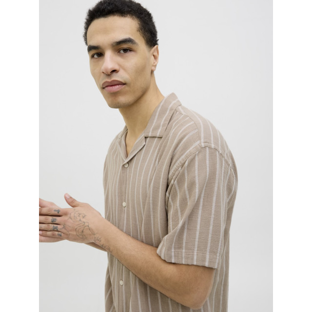 Jack & Jones Jjeenzo stripe resort shirt ss sn dessin 5319.79.0017 large