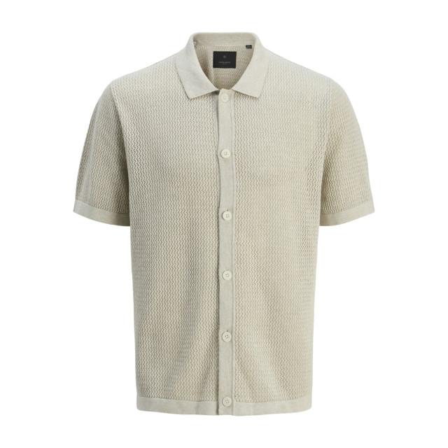 Jack & Jones Jprblaarto knit polo ss ln zand 5319.04.0002 large